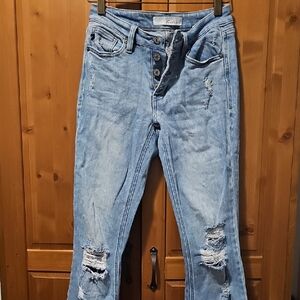 KanCan Light Blue Distressed Skinny Jeans